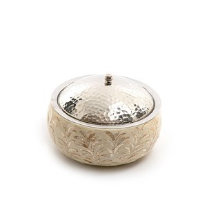 Pot chaud de service en métal fabriqué à la main pour le restaurant d'hôtel Ensemble de 3 pots chauds de service de forme personnalisée - Product Image 5