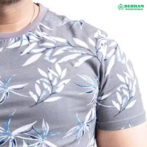 T-shirts d'été pour hommes à manches courtes et col rond, 100 % coton, coupe ample, écologiques, séchage rapide, décontractés - Product Image 3