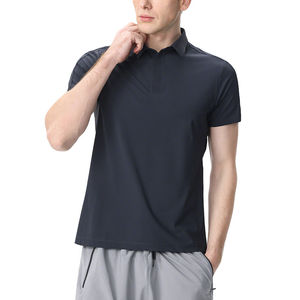 Polo de golf uni à manches courtes en gros OEM, logo brodé personnalisé de haute qualité, polos pour hommes, t-shirt 100% coton - Product Image 2