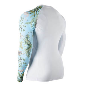 Rash Guard sur mesure de couleur unie Offre Spéciale Rush Guard durable de meilleure qualité pour hommes - Product Image 3