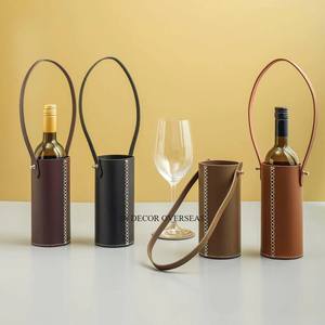 Soporte y soporte para botellas y vino hecho de madera de la mejor calidad con recubrimiento en polvo de Color negro de Metal resistente, suministros de decoración para el hogar - Product Image 3