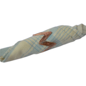 Anneau de serviette en laiton décoratif, finition antique, idéal pour la décoration de la table, décoration de la table à manger, porte-serviettes - Product Image 5