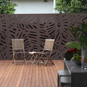 Panel <span class=keywords><strong>de</strong></span> partición <span class=keywords><strong>de</strong></span> pantalla <span class=keywords><strong>de</strong></span> jardín decorativo cortado con láser personalizado, pantalla <span class=keywords><strong>de</strong></span> jardín <span class=keywords><strong>de</strong></span> privacidad <span class=keywords><strong>de</strong></span> Metal <span class=keywords><strong>de</strong></span> acero inoxidable Corten oxidado - Product Image 3