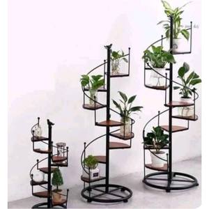 Étagère à plantes à niveaux verticaux, support d'affichage de fleurs en bois multifonctionnel d'intérieur, organisateur de jardin gain de place, pots de fleurs - Product Image 4