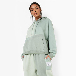 Prix bas et MOQ faible, sweat-shirts à capuche pour femmes grande taille fabriqués en usine, 100% coton, haute qualité, impression de logo personnalisée à vendre - Product Image 4