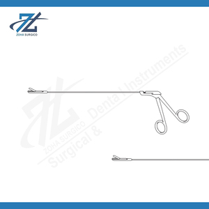 Pince à biopsie Paterson à coupe allongée, mâchoire de 3mm, longueur de 305mm, instrument chirurgical manuel en acier inoxydable, certifié CE, fabriqué au Pakistan - Product Image 2