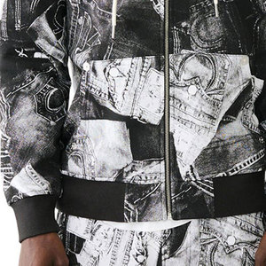 Sudadera con capucha cálida de invierno para hombre de la mejor calidad, suéter de algodón de diseño personalizado, ropa con patrón de impresión, sudadera térmica - Product Image 4