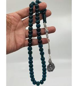 33 51 99 lits morceaux de turquoise Moyen-Orient Arabie Saoudite Tasbih chapelet perles chapelets - Product Image 1