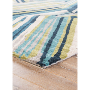 พรมขนสัตว์ทอมือลายกราฟิกแบบโบโฮคุณภาพสูง รุ่น Tac-8010 จาก Genesis Green เหมาะสำหรับห้องนอน ห้องนั่งเล่น และทางเดิน - รูปทรงสี่เหลี่ยมผืนผ้า - Product Image 3