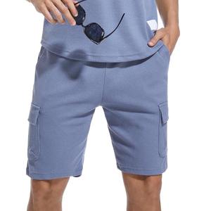 ชุดวิ่งออกกำลังกายแนวสตรีทสำหรับผู้ชายฤดูร้อนเสื้อยืดสองชิ้นกางเกงขาสั้นระบายอากาศลายพื้นขนาดพิเศษออกแบบได้ตามต้องการ - Product Image 5