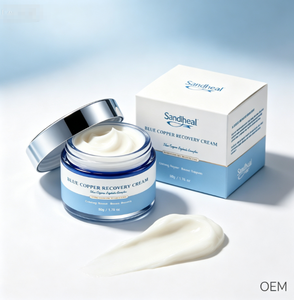 Premium Copper Peptide Recovery <b>Cream</b> – Advanced Facial Repair & Hydration | Private Label OEM - Product Image 2