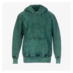 Sweat-shirts décontractés pour hommes fabriqués au Pakistan, en coton biologique 100%, effet usé, pour l'hiver - Product Image 5