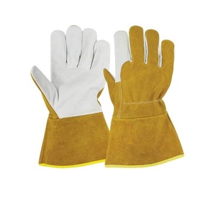Gants résistants aux chocs de protection de sécurité de travail blancs en cuir isolé imperméable d'hiver de qualité supérieure exportation de BD - Product Image 6