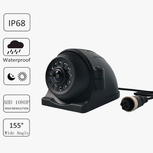 Cámara de Visión Lateral AHD 1080P 2MP con Monitor y Luz LED de Relleno | Cámara de Reversa para Camión/Autobús, Gran Angular de 155°, Resistente al Agua IP69K, 12-36V - Product Image 5