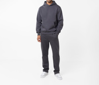 Conjunto de Sudadera con Capucha y Pantalones Deportivos de Algodón Grueso, Liso, Personalizado, Traje Deportivo para Hombre
