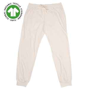 Paquete negro de algodón orgánico para mujer-Pantalones para correr + Camiseta de cuello redondo unisex, tinte no tóxico, ajuste súper suave y relajado - Product Image 6