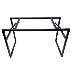 Patas Metálicas Plegables de Estilo Industrial para Mesas de 120x60x75cm, Patas de Acero Inoxidable para Muebles de Café, Comedor, Cocina, Gimnasio CHB68048 - Product Image 2