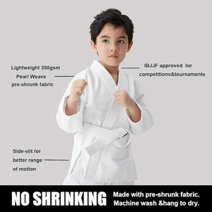 Uniforme de Karate Unisex de alta calidad, cómodo equipo de artes marciales personalizado para niños, hecho de Material ligero, Kimono Jiu Jitsu - Product Image 3