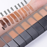 Logo personnalisé maquillage crème solaire végétalienne imperméable à l'eau longue durée couverture complète label privé fond de teint liquide mat pour les femmes noires
