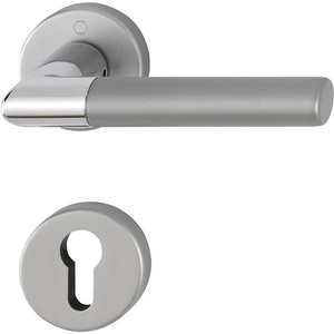 Lecce 1405/42KV/42KVS Aluminium Round PZ DIN Left/Right D/D HOPPE Rosette Set for Blinds <b>Shades</b> & Shutters - Product Image 1