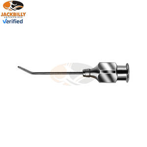 Cánula Irrigadora Manual de Acero Inoxidable Oftálmica, Certificada por MOL, Modelo Bishop Harmon, Instrumento Quirúrgico con Certificación CE - Product Image 6