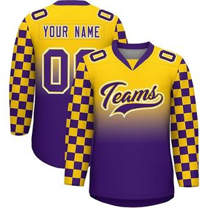 Camiseta de hockey sobre hielo por sublimación personalizada de alta calidad, novedad de 2025, camiseta de hockey sobre hielo deportiva de secado rápido OEM - Product Image 6