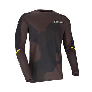 Jersey Acerbis X-HARD Winter 3.0, Camiseta y Pantalón Transpirables de Poliéster Estampado, Talla Grande XL con Patrón Numérico - Product Image 1