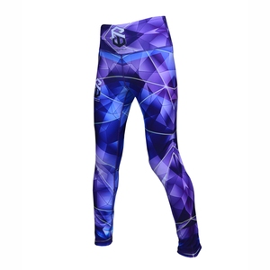 Leggings de compression personnalisés pour le yoga Pantalons de fitness respirants à taille élastique haute Leggings d'entraînement pour sports d'extérieur pour hommes - Product Image 1