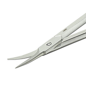 Tijeras Profesionales de 9.5cm para Cutículas, de Acero con Alto Contenido de Carbono, Punta Curva y Afilada, para Manicura y Pedicura - Product Image 3