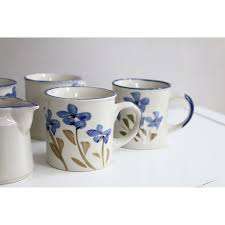 Tazas Vintage con Base Floral de 350 ml, Taza de Café de Cerámica Elegante, Elevada, Libre de BPA, a Prueba de Fugas, Caja de Regalo para Bodas, Decoración del Hogar, Utensilios de Cocina - Product Image 3