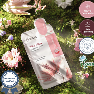 Mascarilla Facial Hidratante y Reafirmante con Colágeno MEDIHEAL Collagen Impact Essential, 10 Unidades, Paquete de 5 Unidades, Cuidado de la Piel Coreano - Product Image 1