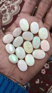 Piedra preciosa de ópalo doble sintética de calidad AAA para la fabricación de joyas piedra de forma de mezcla de ópalo australiano - Product Image 4