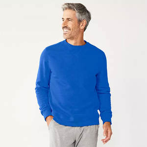 Sudaderas de peso pesado para hombre, sudaderas de cuello redondo de gran tamaño personalizadas de Terry francés Unisex, sudadera lisa de algodón para hombre, sudaderas con capucha - Product Image 1