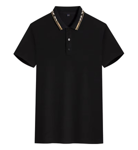 Vente en gros de chemise de golf pour homme anti-rides imprimé sans couture confort respirant polyester décontracté à manches courtes t-shirt - Product Image 3