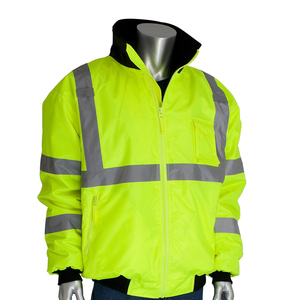 Vêtements de travail d'hiver haute visibilité personnalisables en usine veste de sécurité personnalisée conception imperméable réfléchissante avec logo personnalisé - Product Image 2