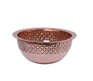 Évier en cuivre martelé antique de ferme pour exportateur de fabricant de cuisine de salle de bains d'Inde - Product Image 1