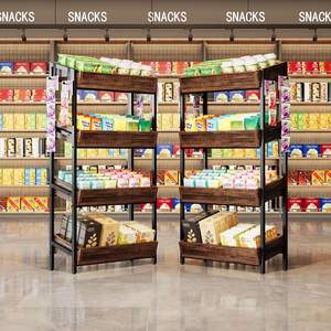 Customized Modular for Snack <b>Display</b> <b>Rack</b> with Easy Assembly for FMCG Product Showcasing - Product Image 4