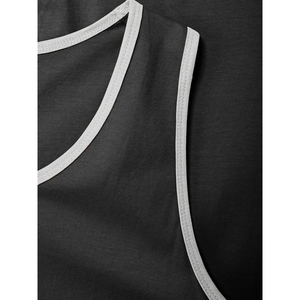 เสื้อกล้ามผู้ชายแบบแห้งเร็วพร้อมคอกลมป้องกันการหดตัว - Product Image 3