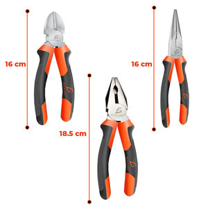 Set di Attrezzi Professionali per Uso Domestico 3-in-1: Pinze, Martelli e Cacciaviti in Valigetta Protettiva - Product Image 2