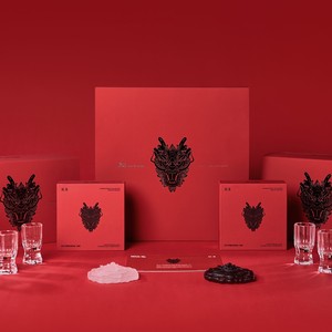 "กล่องบรรจุภัณฑ์พิมพ์ลายแบบกำหนดเองหรูหราพร้อมหน้าต่างสำหรับบะหมี่ขิงขนมปังขิงและชาอูหลงพรีเมี่ยม - Product Image 5