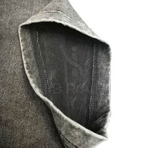 T-shirt confortable pour homme, lavage à l'acide, coton doux, tissu lavé, matière respirante, idéal pour la mode estivale - Product Image 6