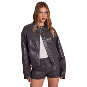 Manteau long en tricot marron pour femmes, veste de motard, imperméable, vente en gros, fabricant direct du Pakistan - Product Image 1