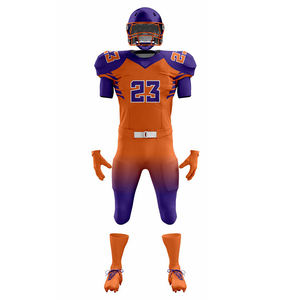 Impression personnalisée Maillot de football américain Meilleure qualité Ensemble uniforme lourd à double couche Style - Product Image 2