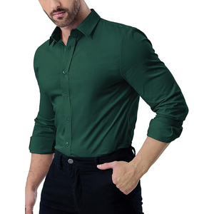 Chemise habillée pour homme, coupe ajustée, chemise habillée pour homme, chemise habillée professionnelle pour homme, chemise habillée à manches longues pour homme, chemise habillée de bureau - Product Image 6