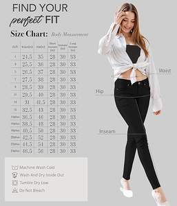 Pantalones vaqueros rasgados elásticos de cintura media de Color sólido a la moda para mujer de talla grande, Vaqueros ajustados informales de verano con decoración de botones - Product Image 6