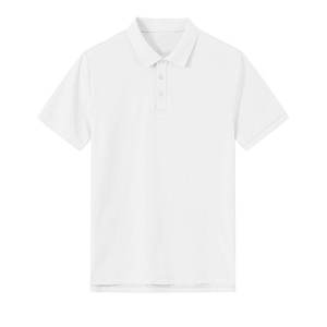 Camisa de Piqué Antiarrugas 100% Algodón de Punto Sólido con Cierre de Dos Botones para Camisa de Golf de Moda de Verano para 4 Estaciones - Product Image 5