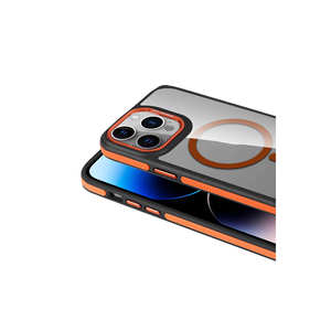 Coque en silicone ATA Solo Premium pour iPhone 14 Pro compatible MagSafe, anti-traces de doigts, finition mate givrée translucide pour coques arrière - Product Image 2