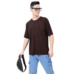 เสื้อยืดแขนสั้นโอเวอร์ไซส์สำหรับผู้ชายคุณภาพสูงสินค้ามาใหม่เสื้อยืดดีไซน์แบบลำลองและมีสไตล์เหมาะสำหรับสวมใส่ในชีวิตประจำวัน - Product Image 3