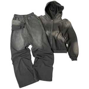 Sweats à capuche personnalisés épais et surdimensionnés pour hommes, marron, impression 3d bouffante, sweat à capuche unisexe avec impression mousse d'hiver 500gsm avec logo - Product Image 3