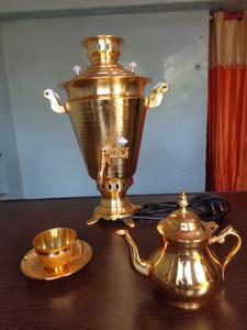 Théière et bouilloire en métal Samovar, un ajout durable et élégant à votre collection de thé - Product Image 5